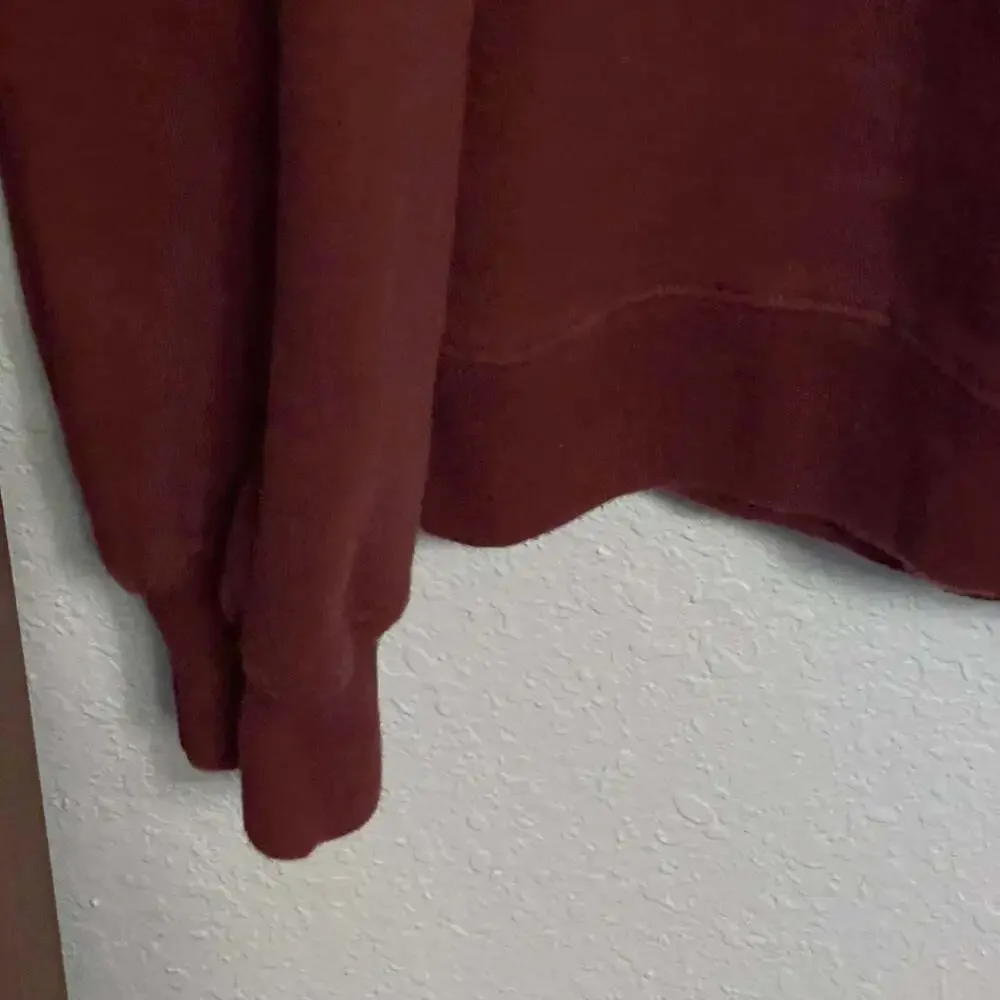Vintage Minnesota Golden Gophers Quarter-Zip Pullover Sweatshirt Maroon Yellow M